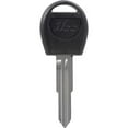 thumbnail image 1 of Hillman 5969886 Traditional Key Automotive Universal Key Blank with Double Sided for Daewoo, Black & Silver - Case of 5, 1 of 1