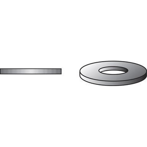 Hillman Uss Flat Washer 3/8 " Grade 8 Steel 100 Piece/Box