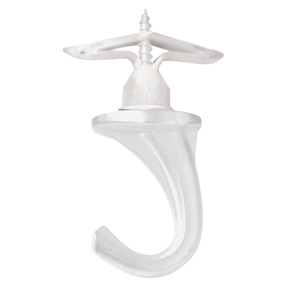 Hillman Versa Hooks Wall Hook for Hanging Card - White - S Residential Use, Standard Application
