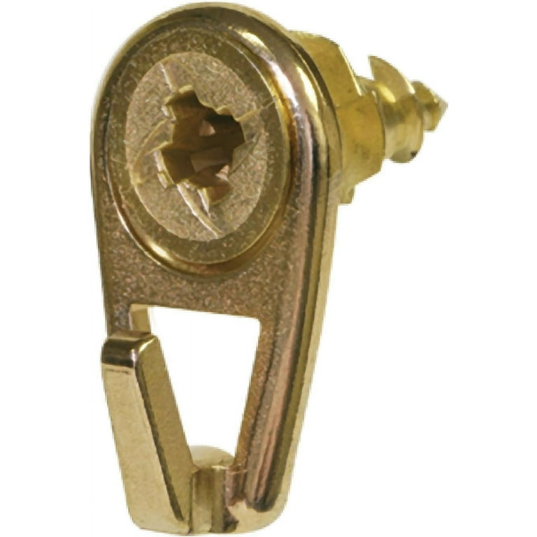 Hillman WallDriller Brass-Plated Drywall Picture Hook 35 lb 4 pk Hillman WallDriller Brass-Plated Drywall Picture Hook 35 lb 4 pk