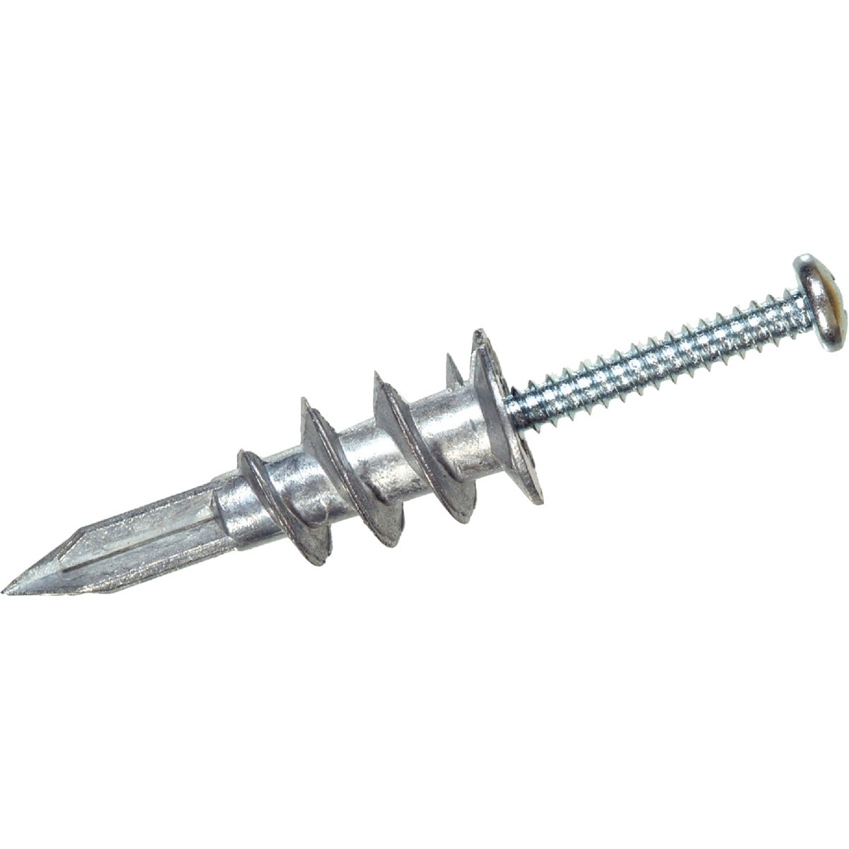 Hillman Wallboard Anchor No. 8 Pan Head Phillips - Screw-In Drywall Anchor - One Size — Construction & DIY Use, Standard Hardware Spec