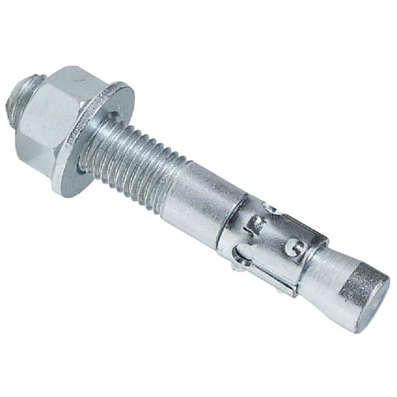 Hillman Wedge Anchor 3/4 " X 4-3/4 " Zinc Plated Steel  Construction & DIY Use, Standard Hardware Spec