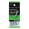 thumbnail image 1 of Hillman Wood Screws, #8 x 1-1/4", Steel, Zinc, Interior Screws, Phillips, Silver, 13 pack, 1 of 9