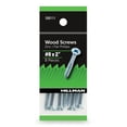 thumbnail image 1 of Hillman Wood Screws, #8 x 2", Steel, Zinc, Interior Screws, Phillips, Silver, 8 pack, 1 of 9