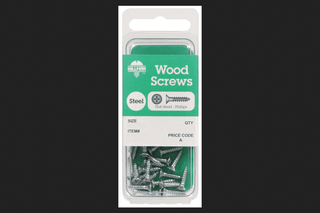 Hillman Flat Wood Screw No. 6 x 3/4 in. L Zinc Steel 30 pk