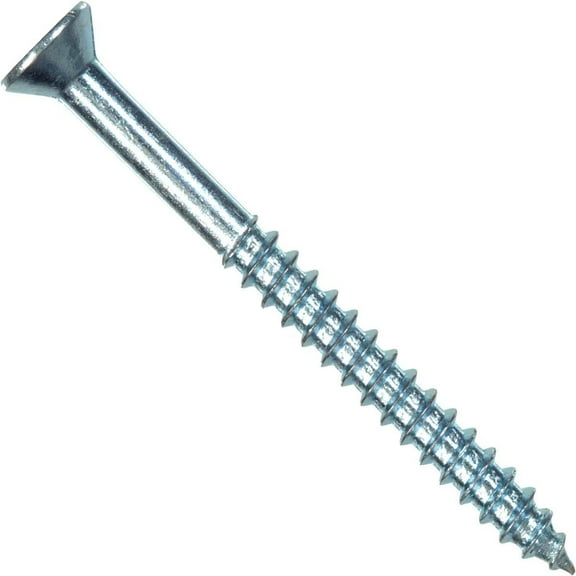 Hillman Wood Screws No. 8 X 1/2 " Phillips Flat Head Box 100