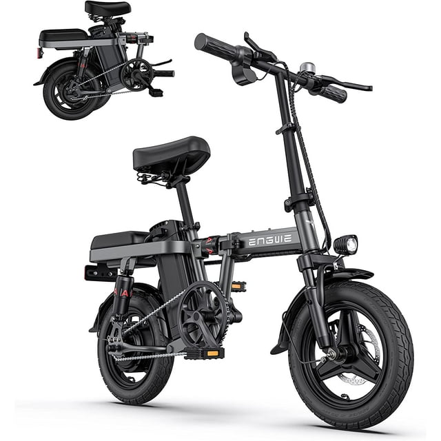 Engwe T14 600W Foldable Electric Bike,48V10AH Removable Battery Mini