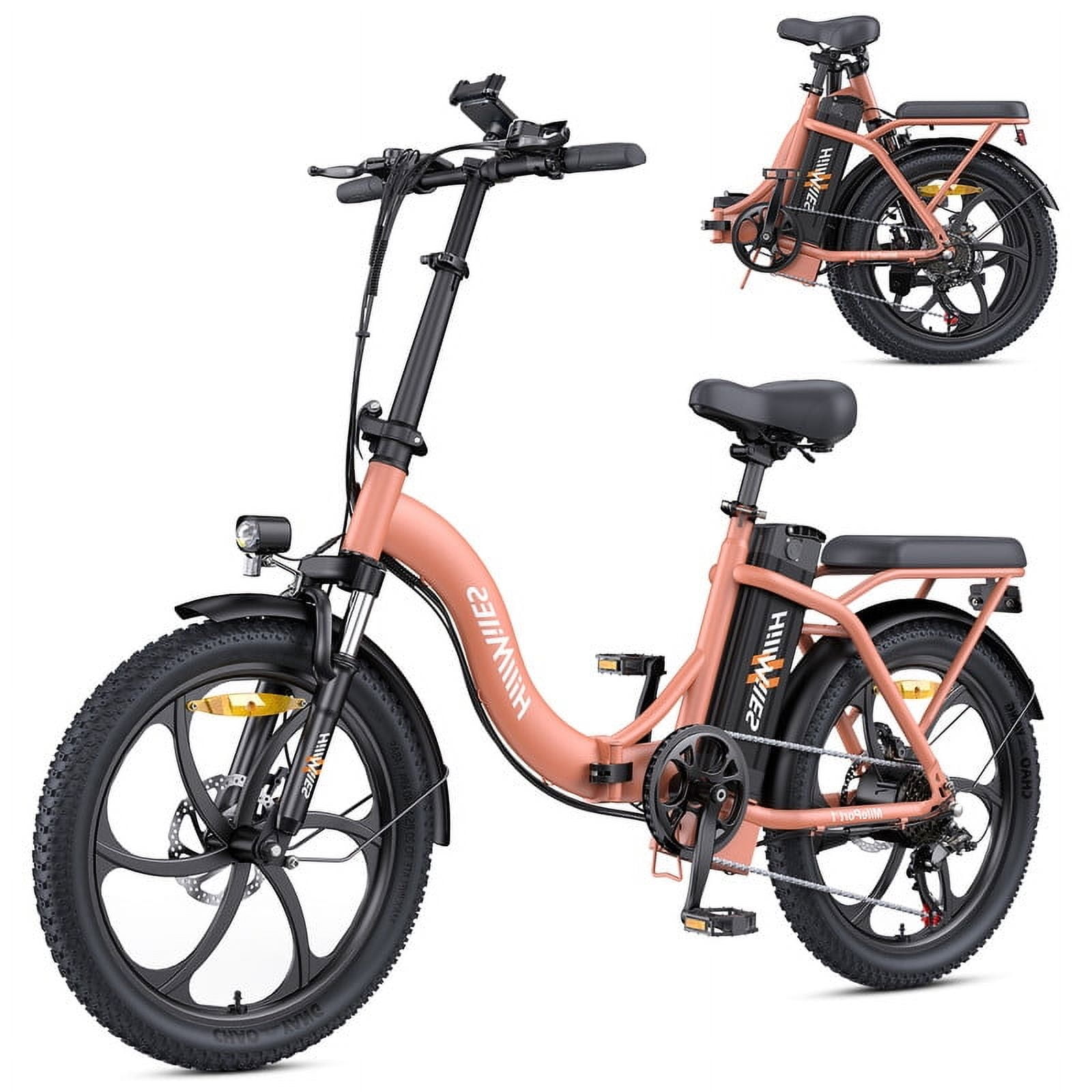 Hillmiles MilePort 20'' Folding Electric Bike,74Miles Range&Speed 20Mph