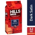 Hills Bros. 100 Arabica Whole Bean Coffee, Dark Satin Premium Dark