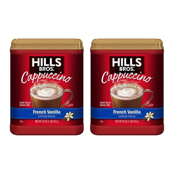 Hills Bros Cappuccino French Vanilla (16 Ounce (Pack Of 2))