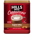 thumbnail image 1 of Hills Bros. English Toffee Cappuccino Instant Coffee Mix, 16 Ounce Canister, 1 of 13