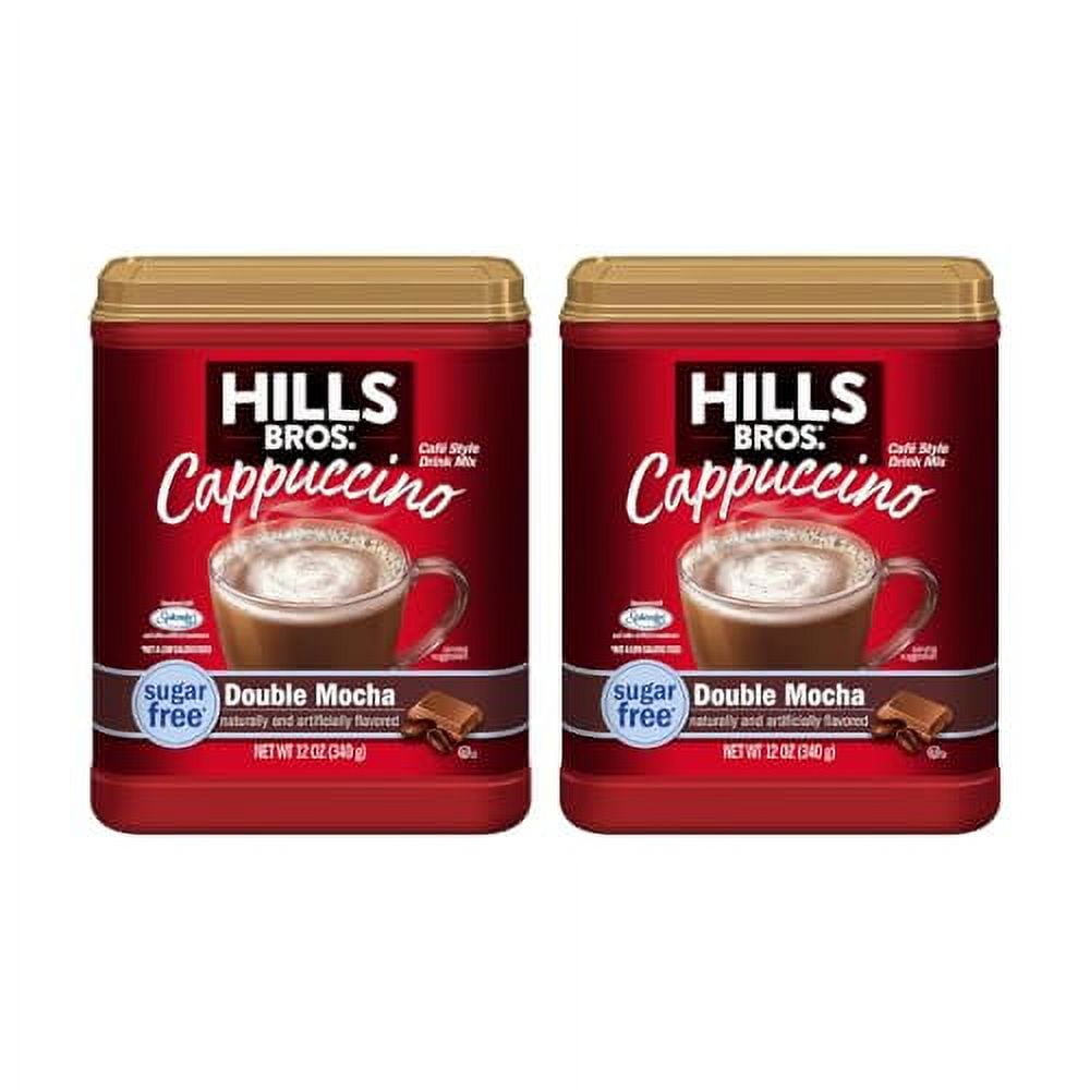 Hills Bros. Flavor Coffee (Sugar-Free Double Mocha, 16 Ounce (Pack of 2))