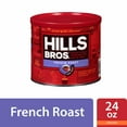 thumbnail image 1 of Hills Bros. French Roast Ground Coffee, Dark Roast, 24 Ounce Can, 1 of 10