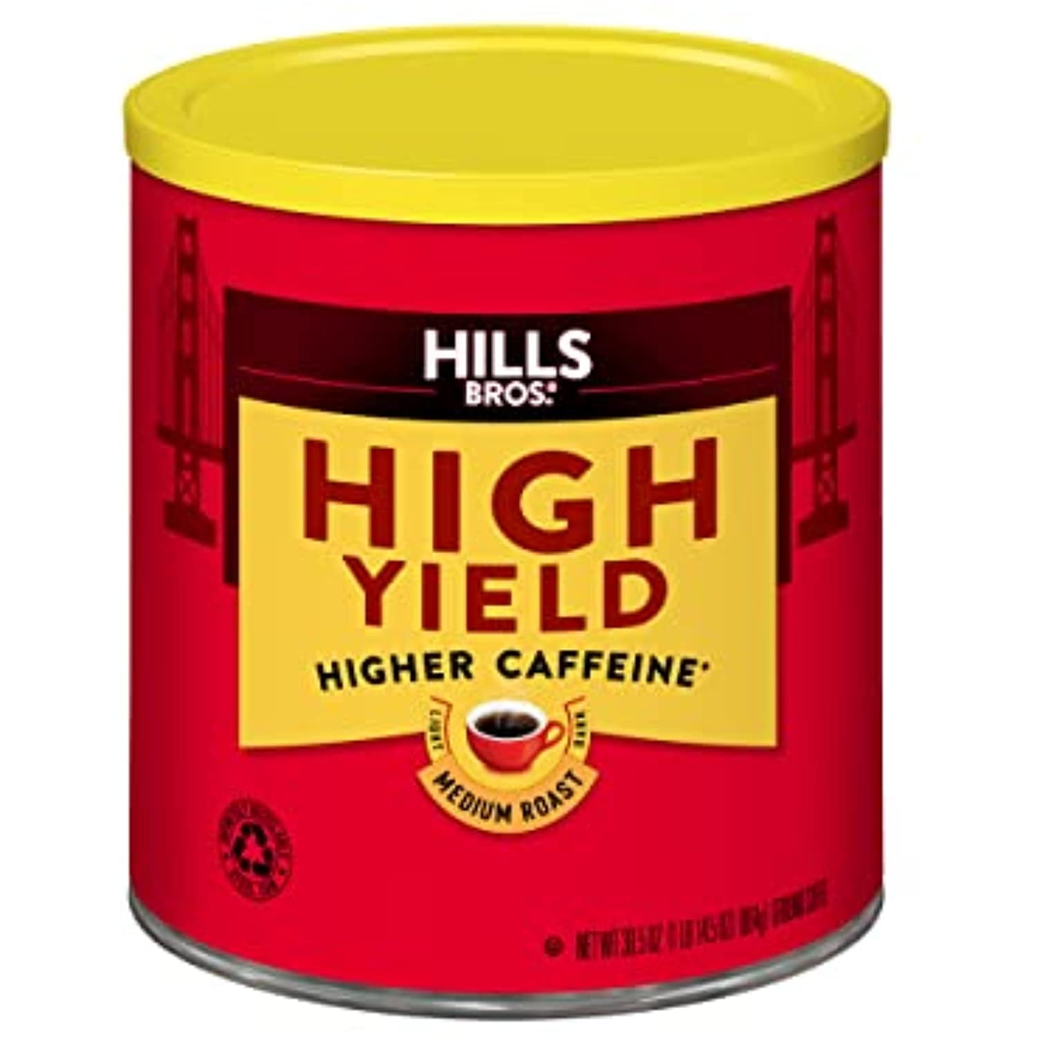 Hills Bros Ground Coffee, Medium Roast, 30.5 Oz. - Full-Bodied