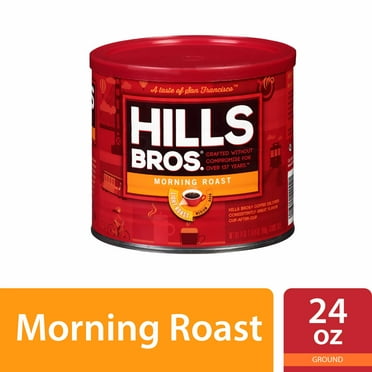 Hills Bros. Morning Roast Ground Coffee, Light Roast, 24 oz. Can