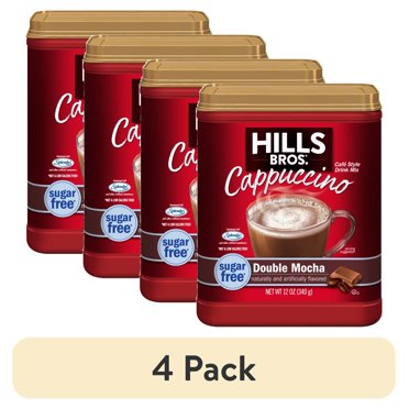 Hills Bros Cappuccino Sugar-Free Double Mocha 12 Ounce (Pack of 2 ...