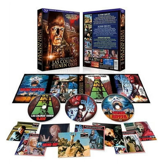 The Hills Have Eyes Trilogy ( The Hills Have Eyes / The Hills Have Eyes Part II / The Outpost ) ( The Hills Have Eyes / The Hills Have Eyes Part II / Mind Ripper [ Blu-Ray, Reg.A/B/C Import - Spain ]