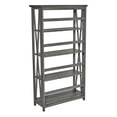 thumbnail image 1 of OSP Home Furnishings Hillsboro 5/Shelf Bookcase in Grey Wash with Folding Assembly, 1 of 6