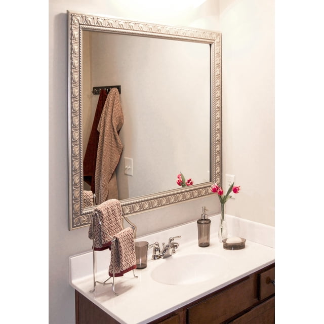 Hillsborough Gold Framed Wall Mirror, Rectangular Vanity Mirror, 2-3/4 ...