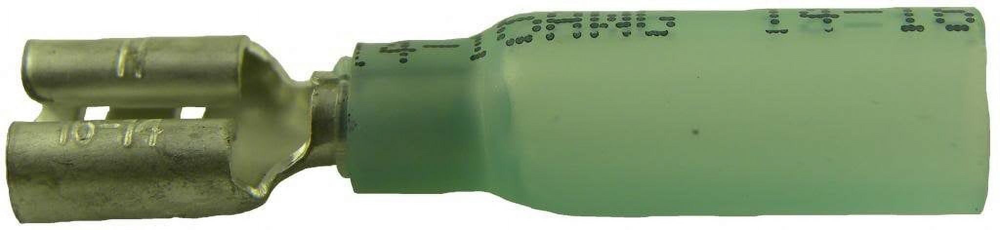 Hillsdale 40180 Heat Shrink 16-14 Gauge .250" Female Push-On Connector Pack of 100