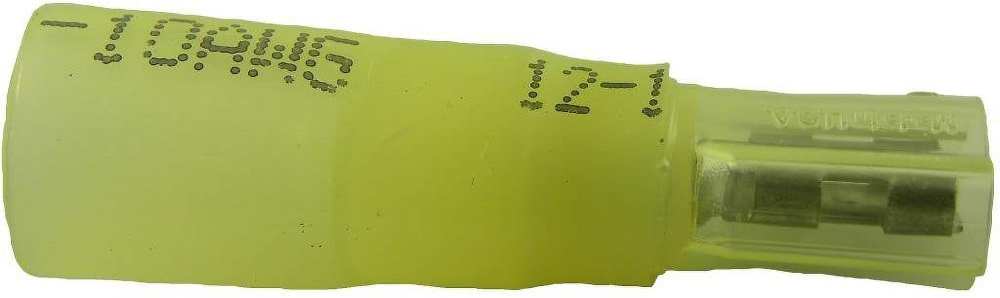 Hillsdale 40213 Heat Shrink 12-10 Gauge .250" Fully Insulated Female Push-On Connector Hump Jacket Pack of 100