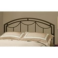 thumbnail image 1 of Hillsdale Arlington Art Deco Full Queen Metal Spindle Headboard in Deep Bronze, 1 of 2
