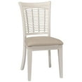thumbnail image 1 of Hillsdale Bayberry 19" Coastal Wood Dining Chairs in White (Set of 2), 1 of 7