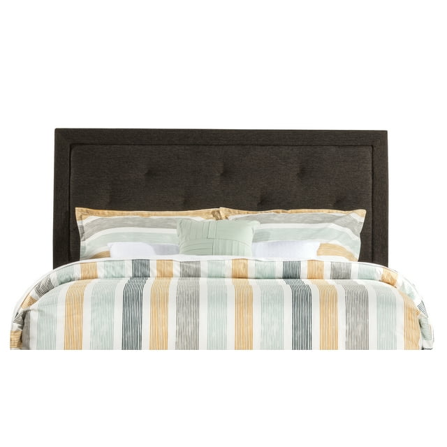 Hillsdale Becker Upholstered Twin Panel Headboard in Black