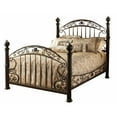 thumbnail image 1 of Hillsdale Chesapeake King Metal Poster Spindle Bed in Rustic Old Brown, 1 of 2