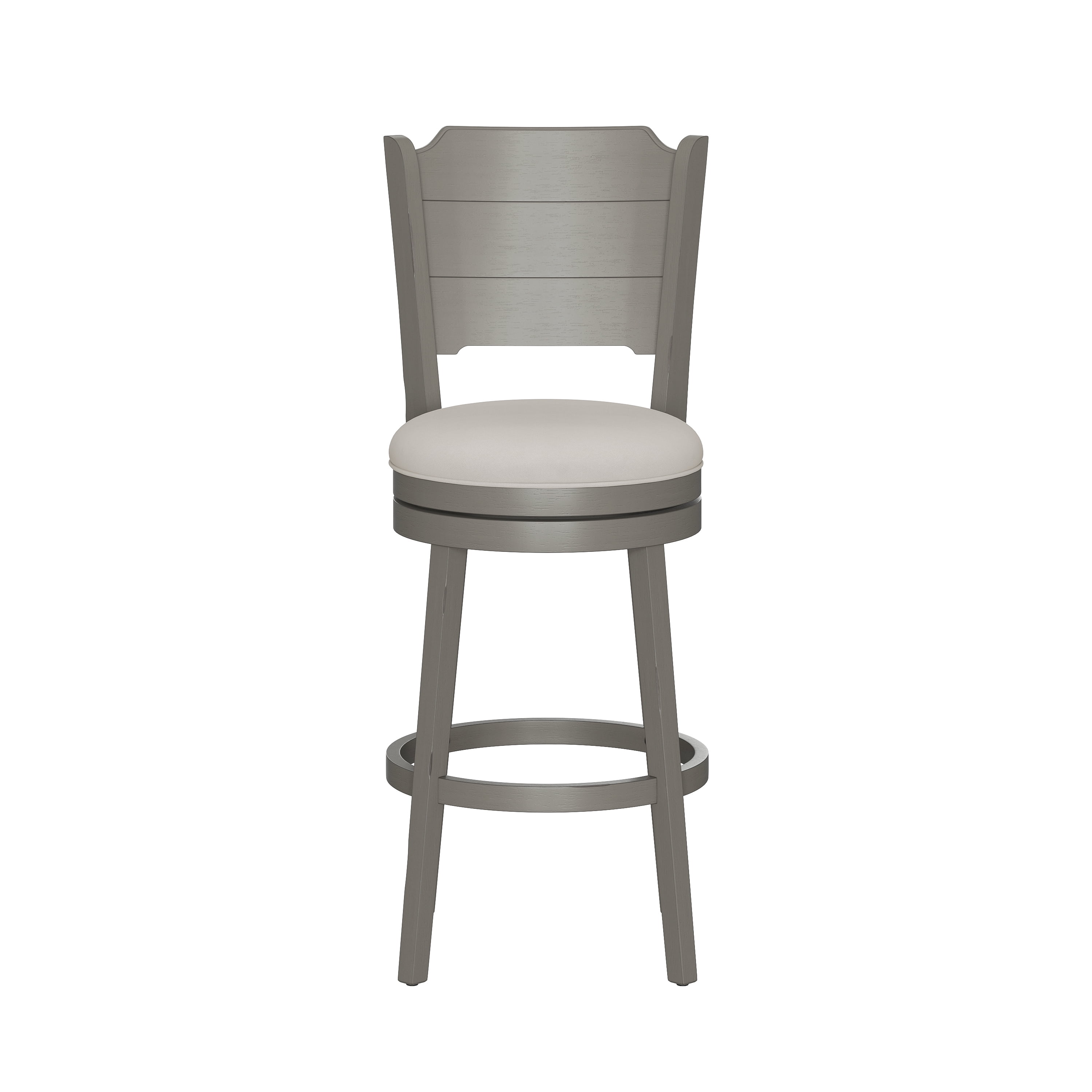Hillsdale Clarion 30.25"SH Wood Contemporary Bar Stool in Gray