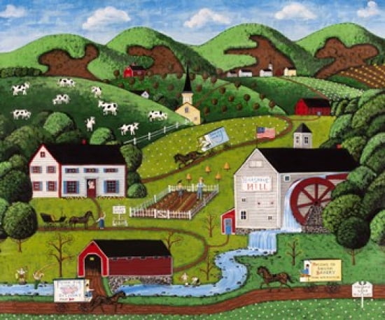 Hillsdale Farms Canvas Art - Joseph Holodook (24 x 20)