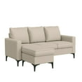 thumbnail image 1 of Hillsdale Furniture Alamay Fabric Upholstered Reversable Sectional Chaise Beige, 1 of 6