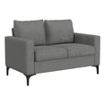 thumbnail image 1 of Hillsdale Furniture Alamay Upholstered Fabric Loveseat Smoke Gray, 1 of 14