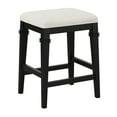 thumbnail image 1 of Hillsdale Furniture Arabella Wood Backless Counter Height Stool, Black Wire Brush, 1 of 12
