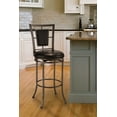 thumbnail image 1 of Hillsdale Furniture Auckland Metal Counter Height Swivel Stool, Stone Gray, 1 of 3