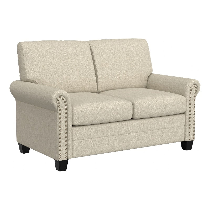 Hillsdale Furniture Barroway Fabric Upholstered Loveseat Beige