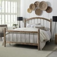 thumbnail image 1 of Hillsdale Furniture Bayfront Wood and Metal Full Bed, Pewter, 1 of 11