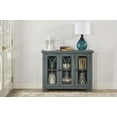thumbnail image 1 of Hillsdale Furniture Bayside Wood 3 Door Console Cabinet, Robin Egg Blue, 1 of 8