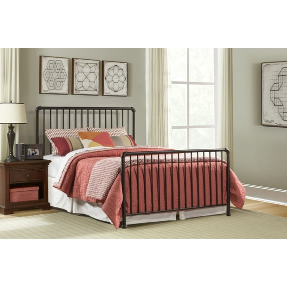 Hillsdale Furniture Brandi Metal Full Bed, Oiled Bronze