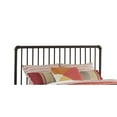 thumbnail image 1 of Hillsdale Furniture Brandi Modern Metal Spindle Full Headboard and Bed Frame, Oiled Bronze, 1 of 2