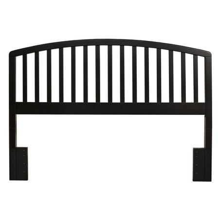 Hillsdale Furniture Carolina Arched Wood Full/Queen Headboard, Black