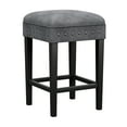 thumbnail image 1 of Hillsdale Furniture Cassidy Wood and Uph Backless Counter Height Stool Gray, 1 of 14