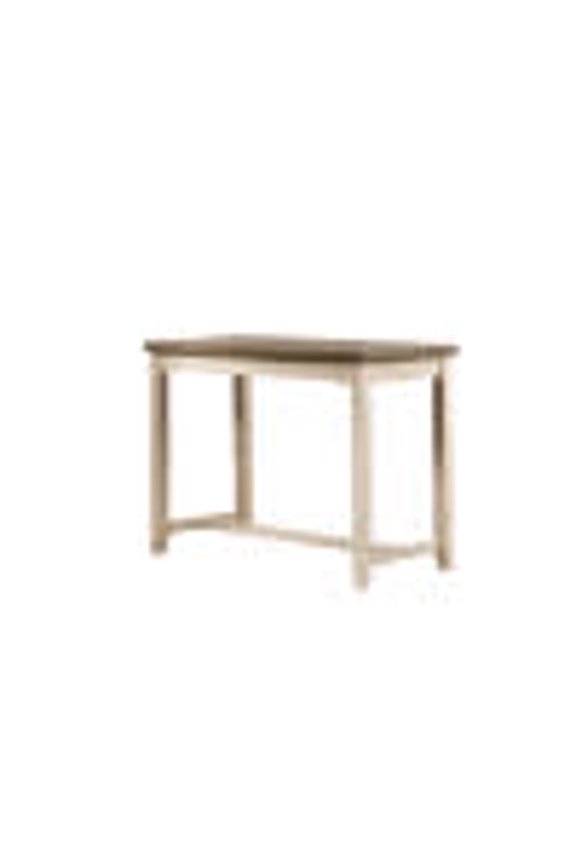Furniture Clarion Wood Counter Height Side Table, Distressed Gray