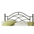 thumbnail image 1 of Hillsdale Furniture Cole Double Arch Black Twinkle Metal Full/Queen Headboard with Bed Frame, 1 of 2