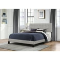 thumbnail image 1 of Hillsdale Furniture Delaney Upholstered Queen Bed with Tufted Headboard, Glacier Gray, 1 of 3