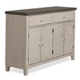 thumbnail image 1 of Hillsdale Furniture Emerson Wood Dining Bench Metal Legs in Gray Coat, 1 of 8