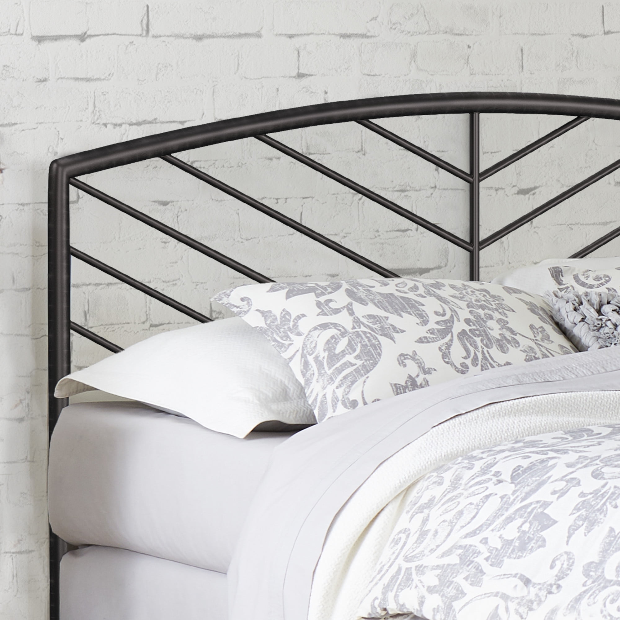 Hillsdale Furniture Essex Gray Bronze Metal King Headboard