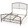 thumbnail image 1 of Hillsdale Furniture Essex Queen Headboard and Footboard Metallic Brown, 1 of 10