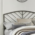 thumbnail image 1 of Hillsdale Furniture Essex Herringbone Gray Bronze Metal Full Headboard, 1 of 8