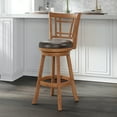 thumbnail image 1 of Hillsdale Furniture Fairfox Wood Bar Height Swivel Stool, Oak, 1 of 15